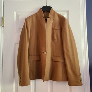 JCrew camel wool school blazer, 12P